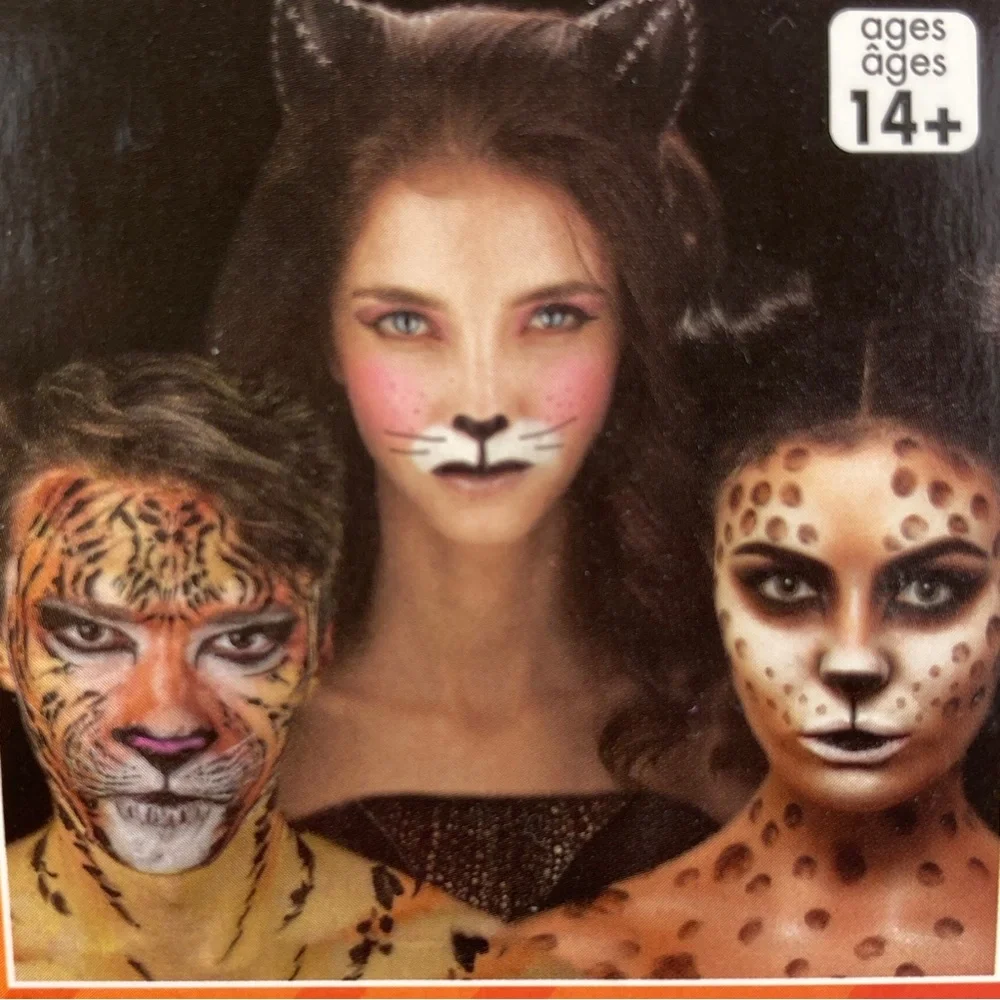 spirit Animal Makeup Kit Six body crayons, one eye pencil